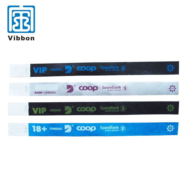 printable tyvek wristband for exhibition events
