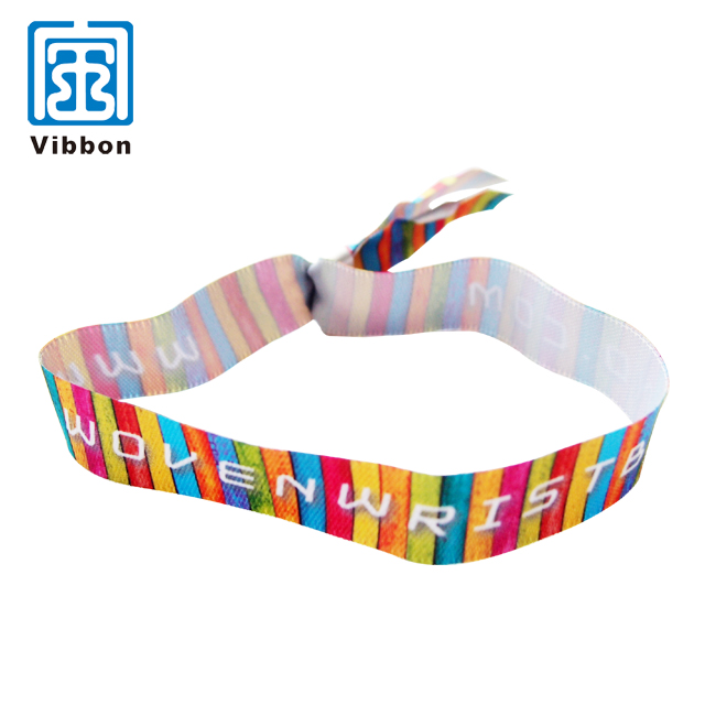 Popular Quality-Assured Professional Made Polyester Satin Wristband
