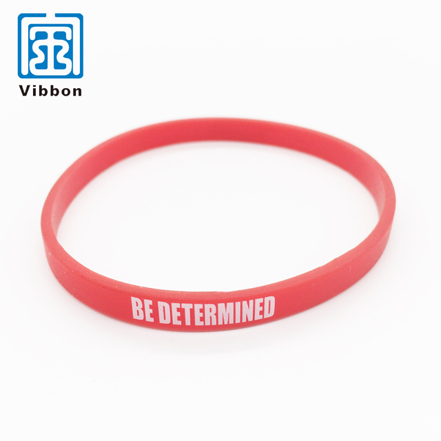 China supplier promotional one time use silicone wristband